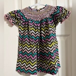 Anavini Hand Smocked Dress